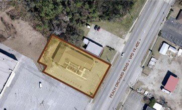 2431 Peach Orchard Rd, Augusta, GA - AERIAL  map view