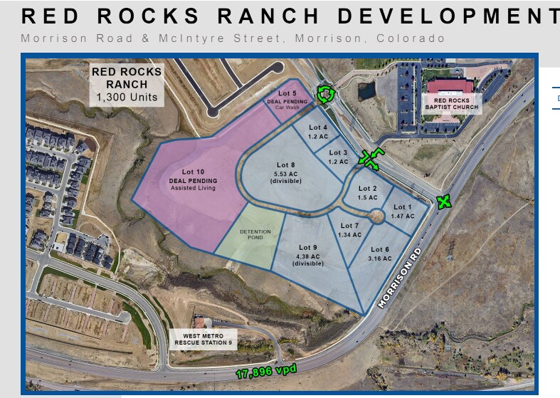 Red Rocks Ranch Development - Morrison & McIntyre, Morrison, CO à louer Photo principale- Image 1 de 2