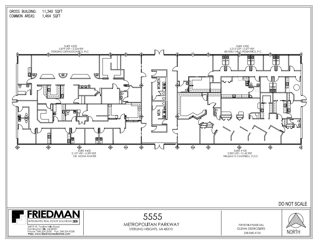 5555 Metropolitan Pky, Sterling Heights, MI for lease Floor Plan- Image 1 of 1