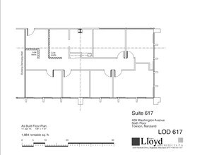 409 Washington Ave, Towson, MD for lease Floor Plan- Image 1 of 5