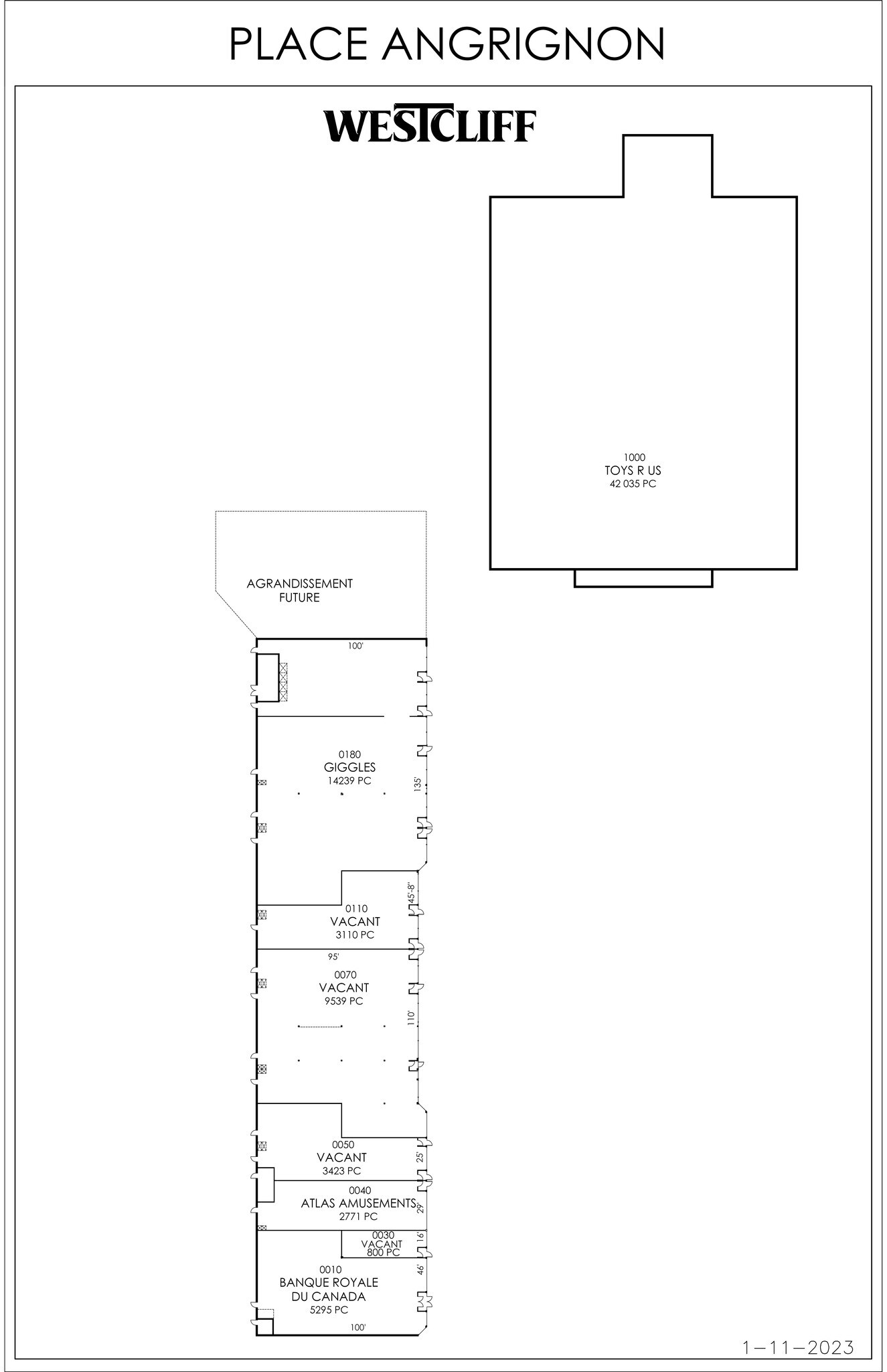 7143-7191 Boul Newman, Montréal, QC for lease Site Plan- Image 1 of 2