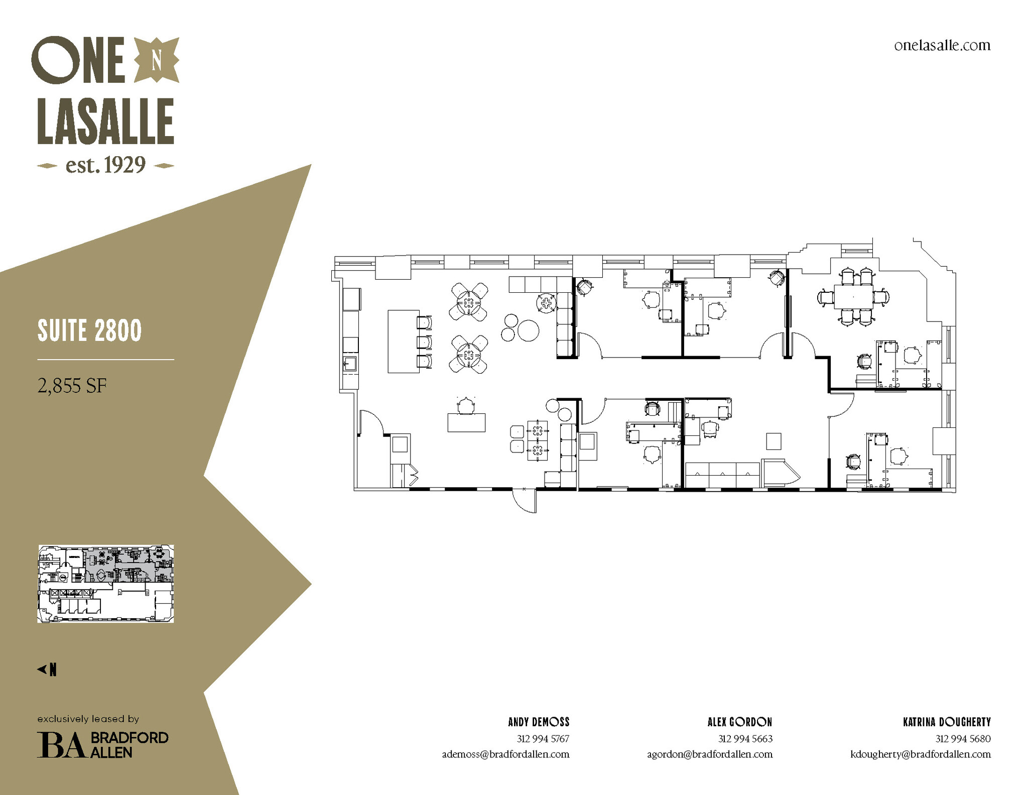 1 N La Salle St, Chicago, IL for lease Floor Plan- Image 1 of 15