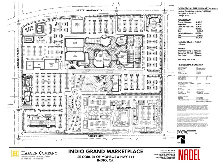 82001 US Highway 111, Indio, CA à vendre - Plan de site - Image 1 de 1