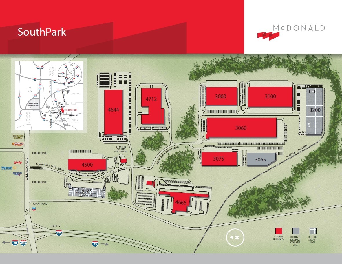 4525 Southpark Blvd, Ellenwood, GA for lease Primary Photo- Image 1 of 4