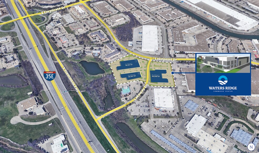 1980 Lakepointe Dr, Lewisville, TX à vendre - Photo du bâtiment - Image 3 de 5