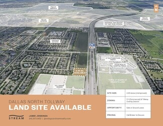 More details for SWQ DNT & Longwood Dr, Frisco, TX - Land for Lease
