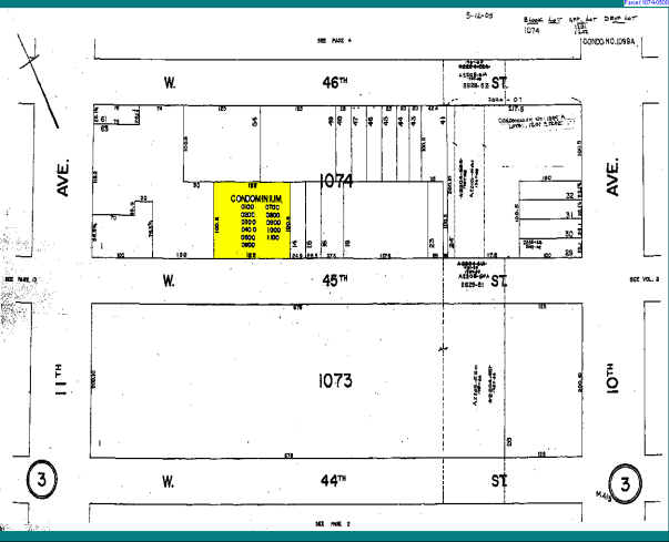 535-547 W 45th St, New York, NY à vendre - Plan cadastral - Image 2 de 6