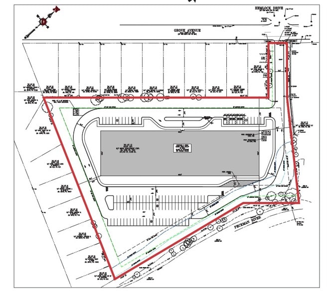 251 1/2 Grove Ave, Verona, NJ for sale - Site Plan - Image 2 of 2