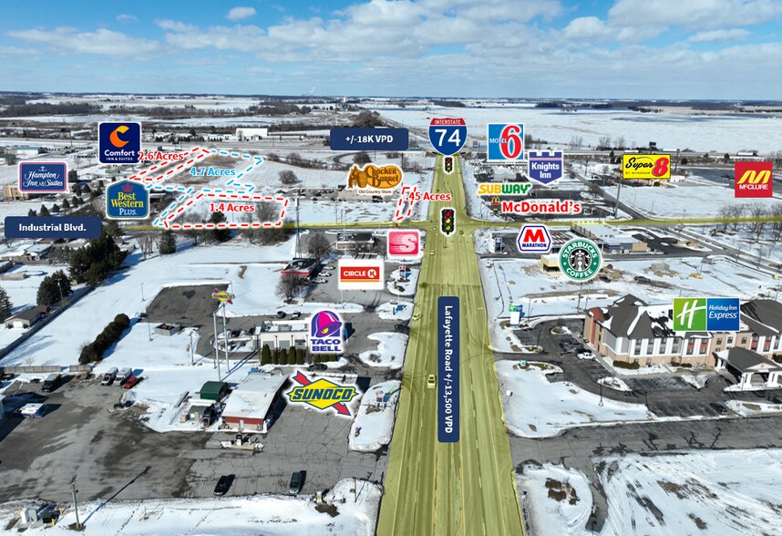 230 Industrial Boulevard, Crawfordsville, IN à vendre - Photo du bâtiment - Image 2 de 3
