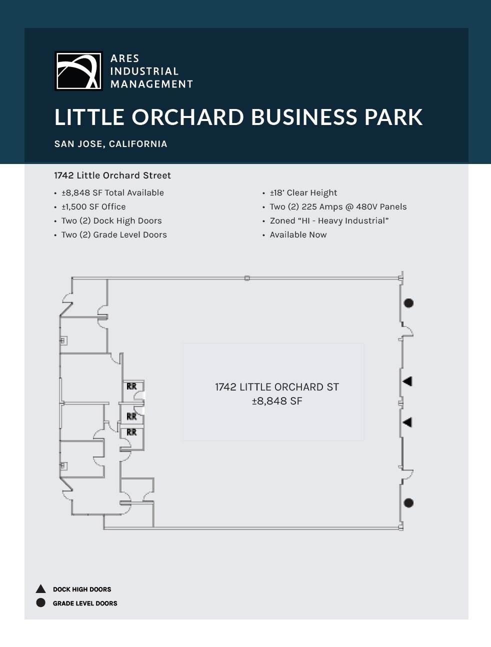 1712-1792 Little Orchard St, San Jose, CA for lease Interior Photo- Image 1 of 2