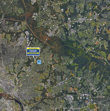 3025-3135 Mechanicsville Pike, Richmond, VA - aerial  map view