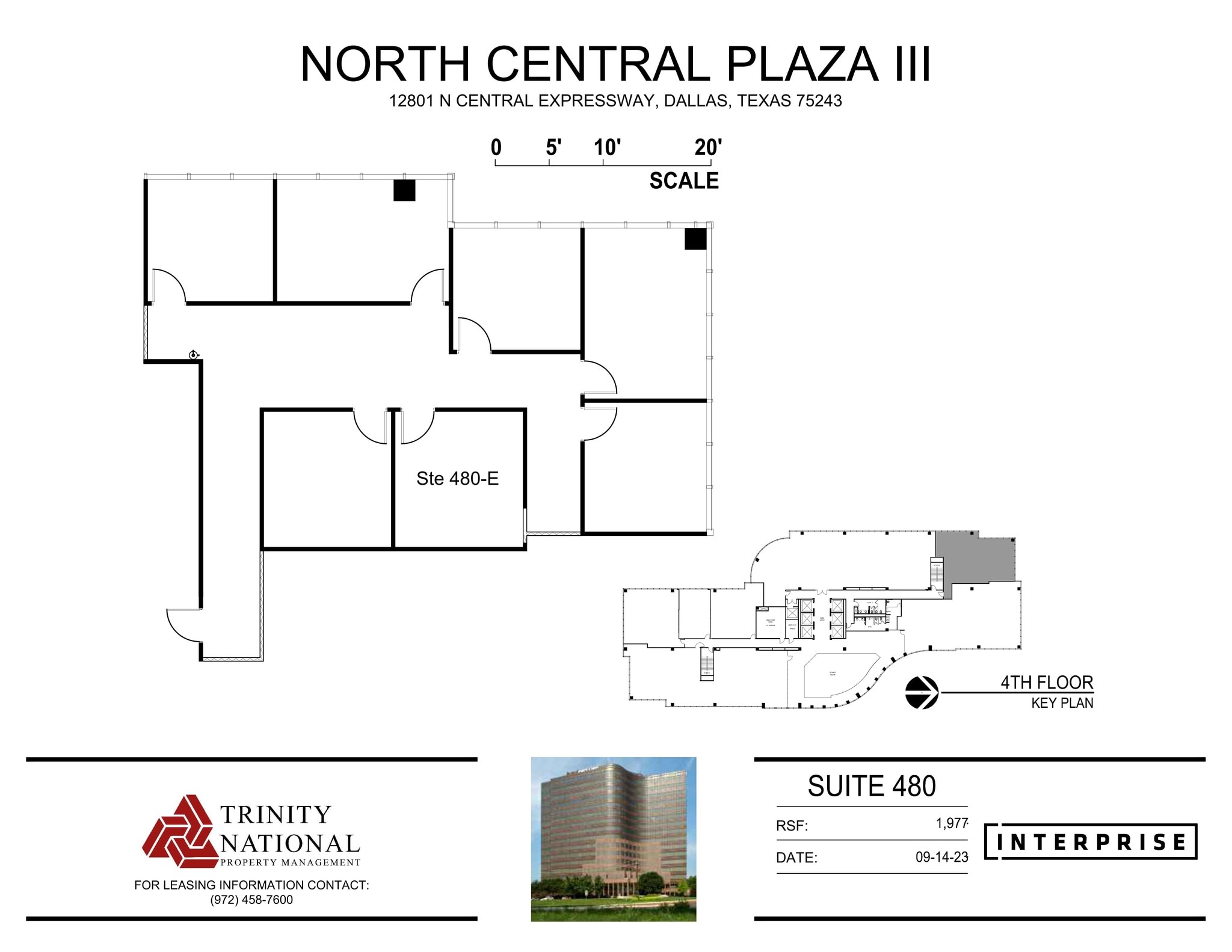 12801 N Central Expy, Dallas, TX à louer Plan de site- Image 1 de 2