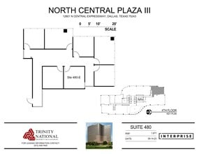 12801 N Central Expy, Dallas, TX à louer Plan de site- Image 1 de 2