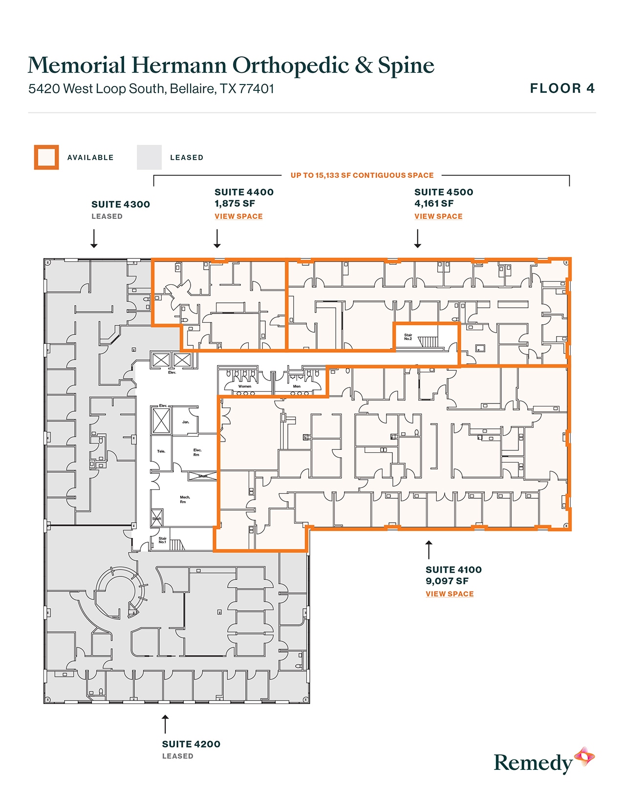5420 West Loop S, Bellaire, TX for lease Floor Plan- Image 1 of 2
