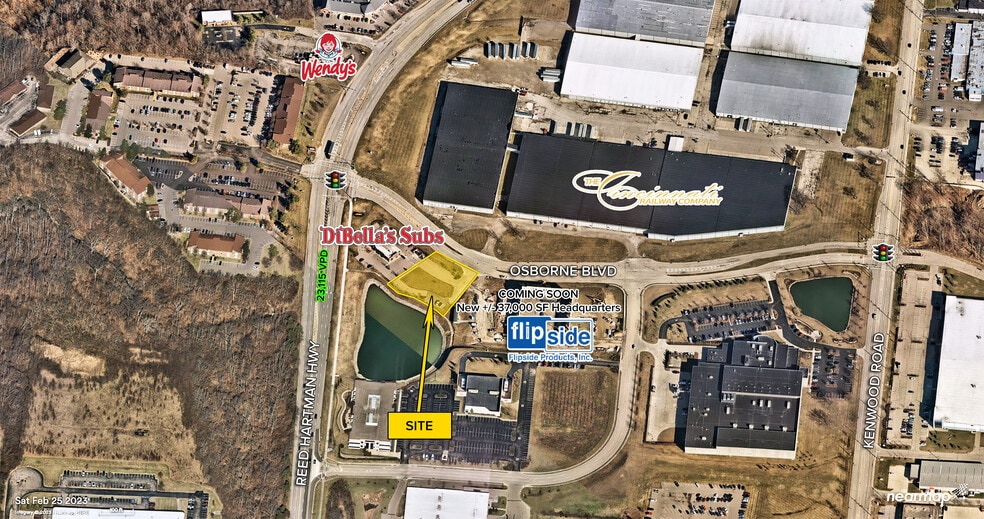 Osborne Blvd, Cincinnati, OH for lease - Aerial - Image 3 of 4