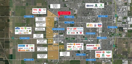 311-333 Lower Sacramento Rd, Lodi, CA - AERIAL  map view - Image1