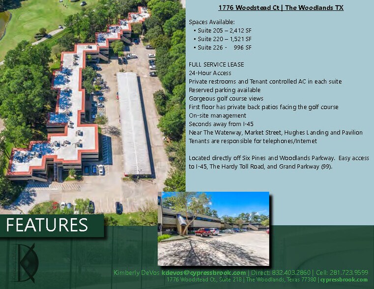 1776 Woodstead Ct, The Woodlands, TX à louer - Photo du bâtiment - Image 2 de 6