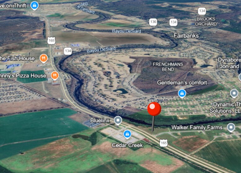 0 Hwy 165, Sterlington, LA à vendre Aérien- Image 1 de 5