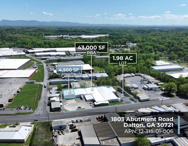 More details for 1803 Abutment Rd, Dalton, GA - Industrial for Sale