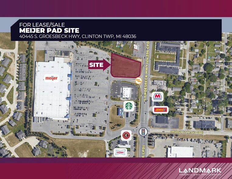 40445 Groesbeck Hwy, Clinton Township, MI à louer - Photo du bâtiment - Image 1 de 1