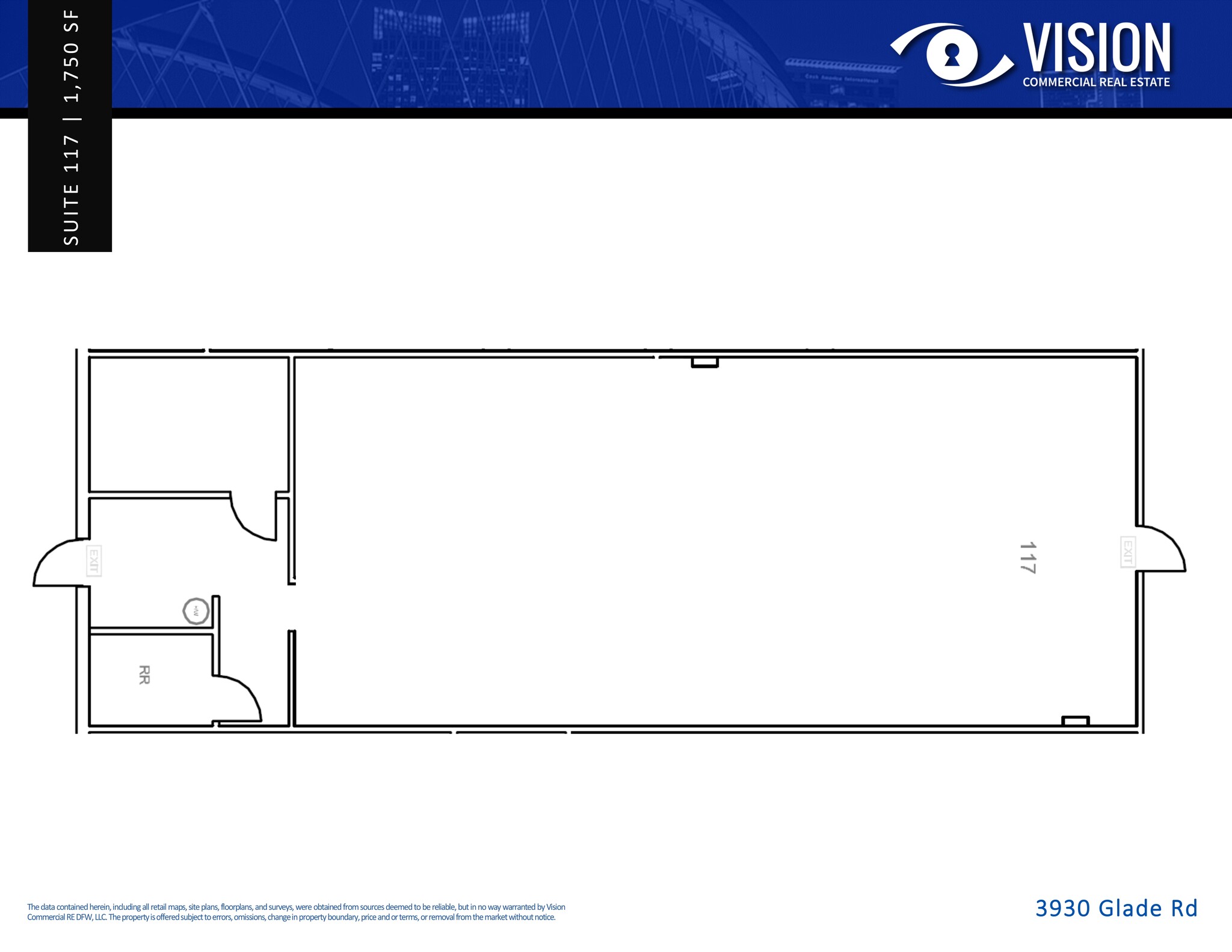 3930-4000 Glade Rd, Colleyville, TX à louer Plan de site- Image 1 de 1