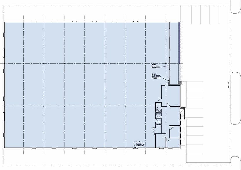 5119 Sharp St, Dallas, TX à louer - Plan d’étage - Image 2 de 2
