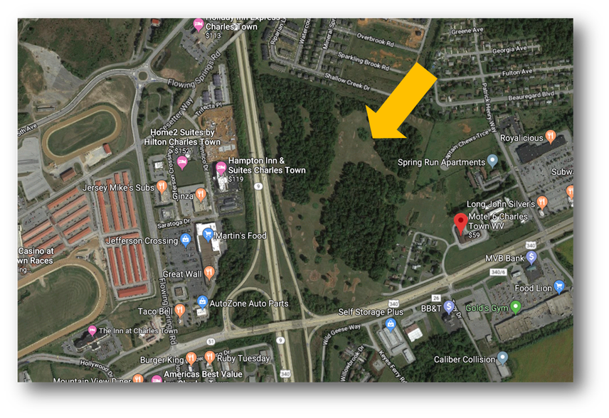 Route 340 Hwy, Charles Town, WV for sale - Aerial - Image 1 of 1