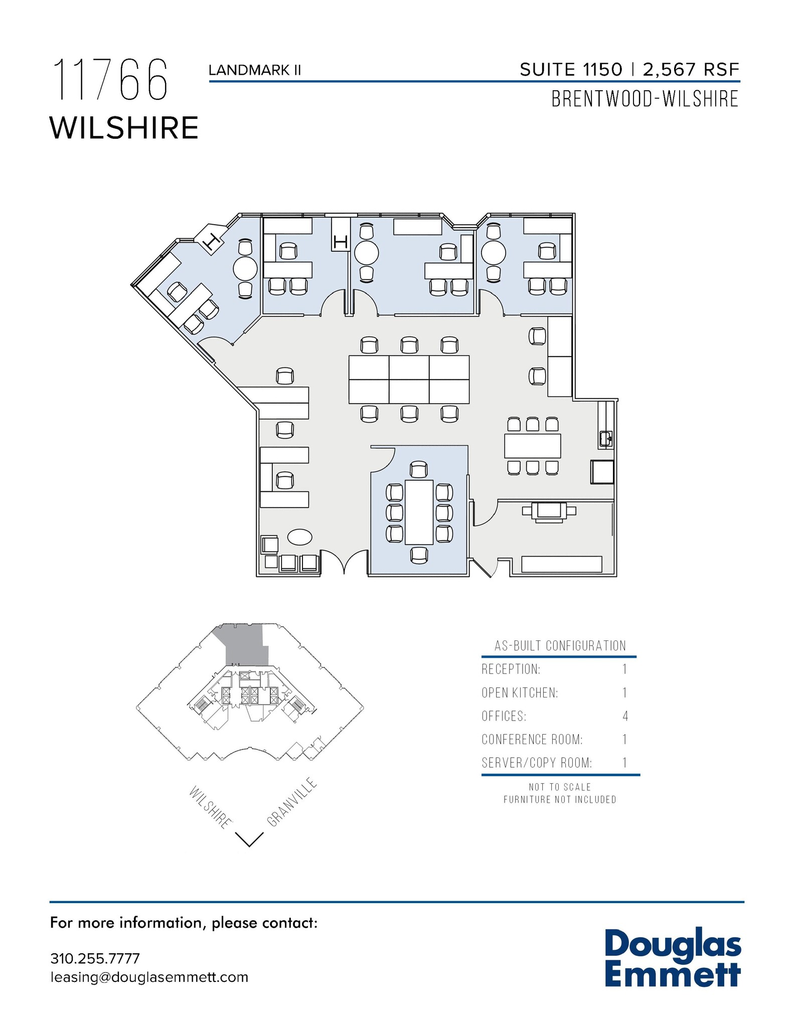 11766 Wilshire Blvd, Los Angeles, CA à louer Plan d’étage- Image 1 de 1