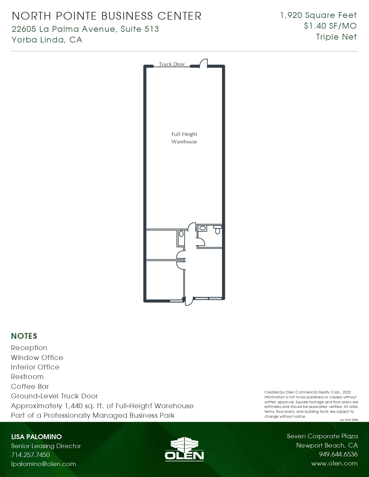 22605 La Palma Ave, Yorba Linda, CA for lease Interior Photo- Image 1 of 1