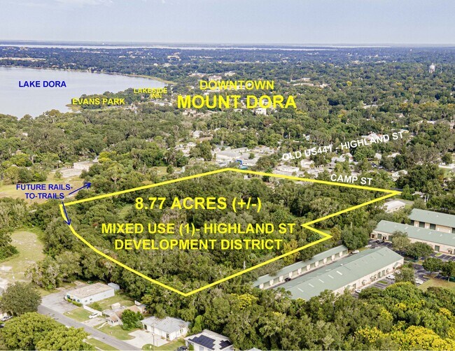 Plus de détails pour 610 S Highland St, Mount Dora, FL - Terrain à vendre