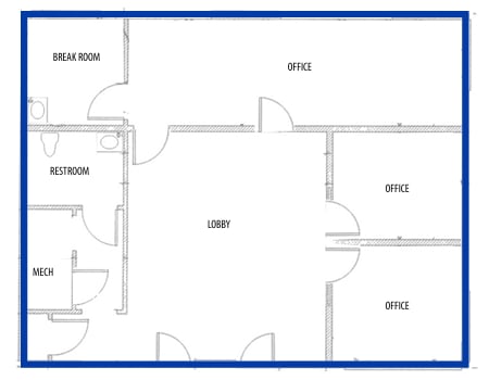 1023 W Lacrosse Ave, Coeur D Alene, ID for lease - Floor Plan - Image 2 of 6