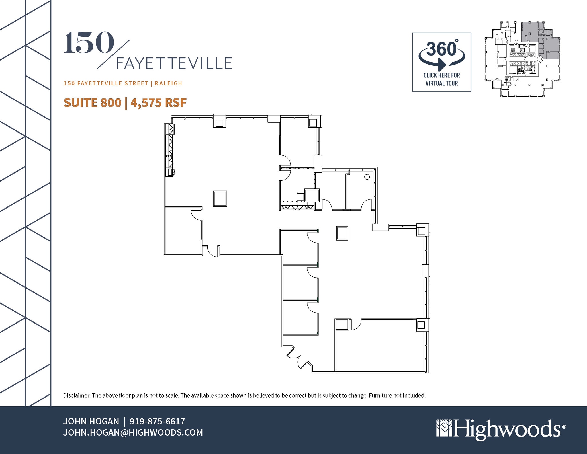 150 Fayetteville St, Raleigh, NC à louer Photo intérieure- Image 1 de 1