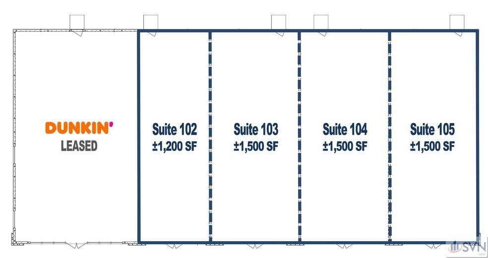 2840 Little Neck Rd, Bloomingdale, GA à louer - Plan d’étage - Image 2 de 13