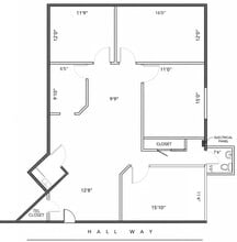 290-300 S County Farm Rd, Wheaton, IL à louer Plan d’étage- Image 1 de 3