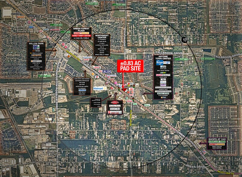 12650 Tomball Pky, Houston, TX for lease - Aerial - Image 2 of 4