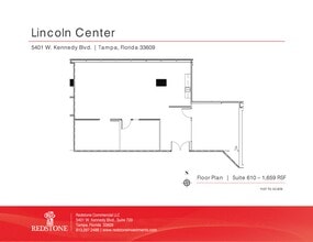 5401 W Kennedy Blvd, Tampa, FL for lease Site Plan- Image 1 of 1