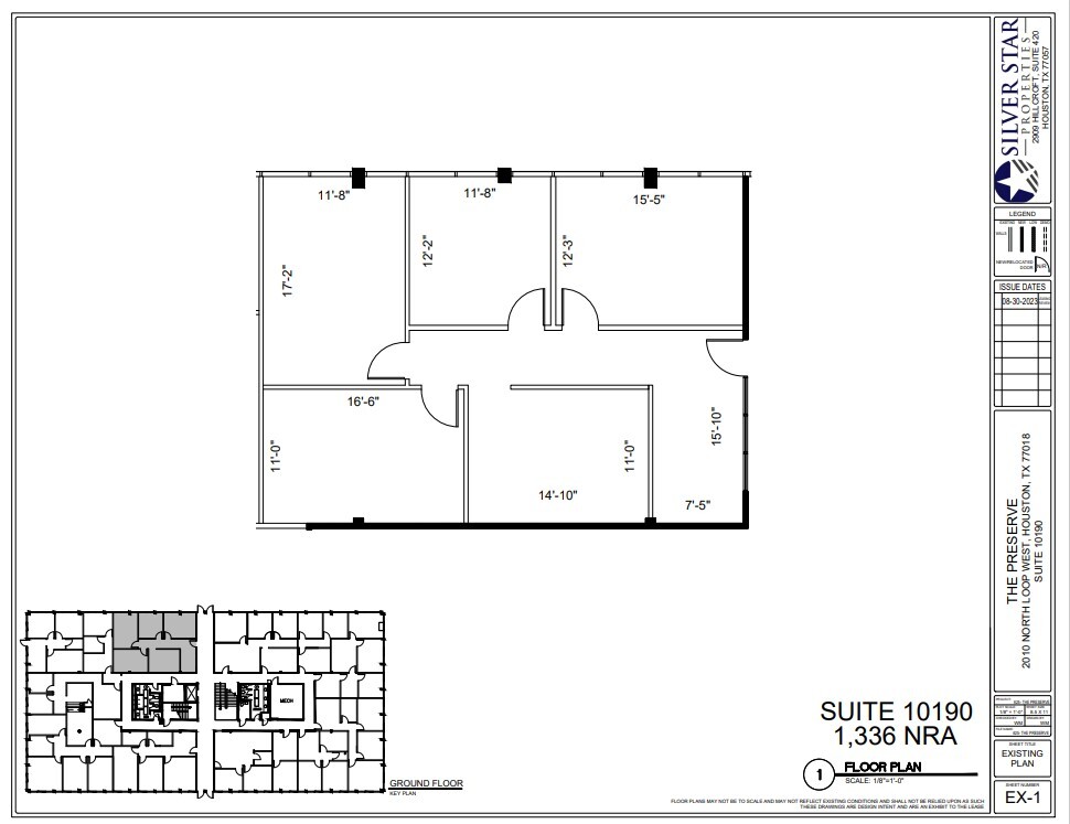 2000 N Loop Fwy W, Houston, TX à louer Plan d  tage- Image 1 de 1