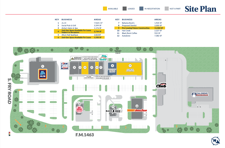 5810 FM 1463 Rd, Katy, TX à louer - Plan de site - Image 2 de 3