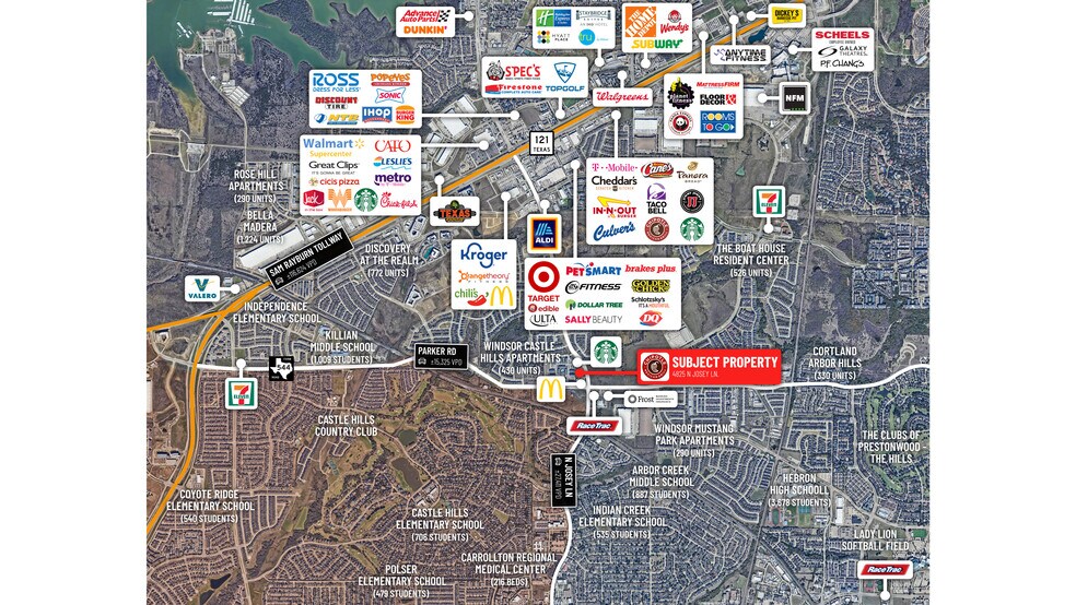 4825 Josey ln, Carrollton, TX à vendre - Photo du bâtiment - Image 3 de 7