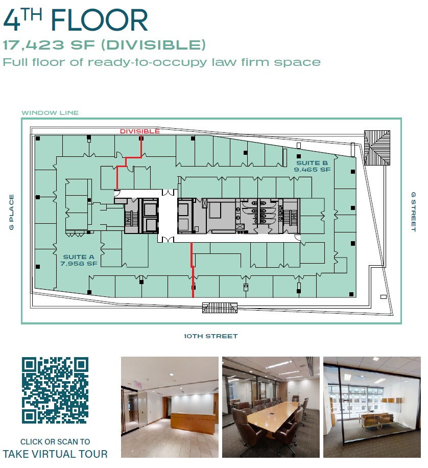 733 10th St NW, Washington, DC à louer Plan d’étage- Image 1 de 1