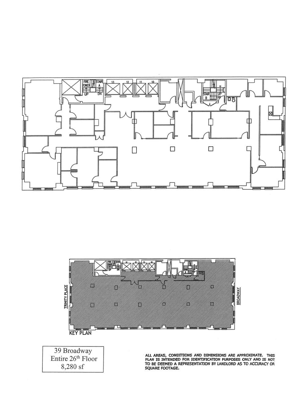 39 Broadway, New York, NY à louer Plan d  tage- Image 1 de 1