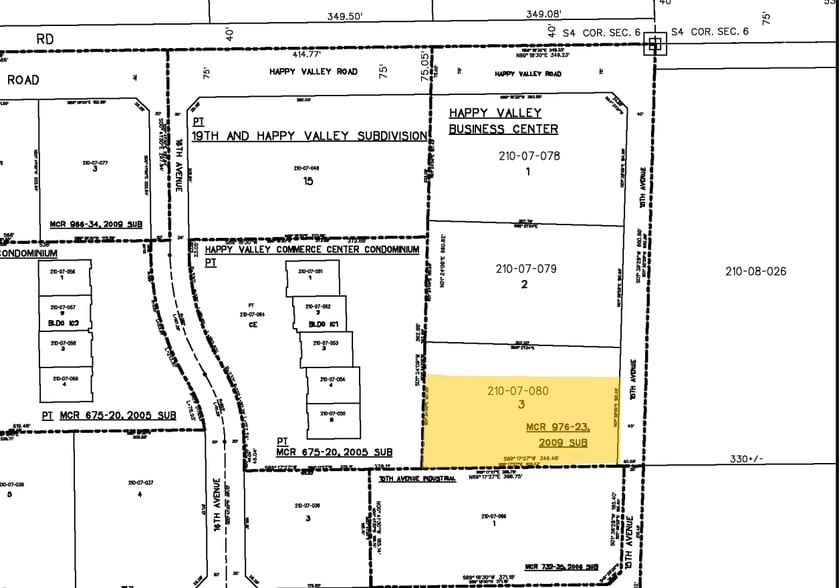 24850 N 15th Ave, Phoenix, AZ à vendre - Plan cadastral - Image 2 de 2