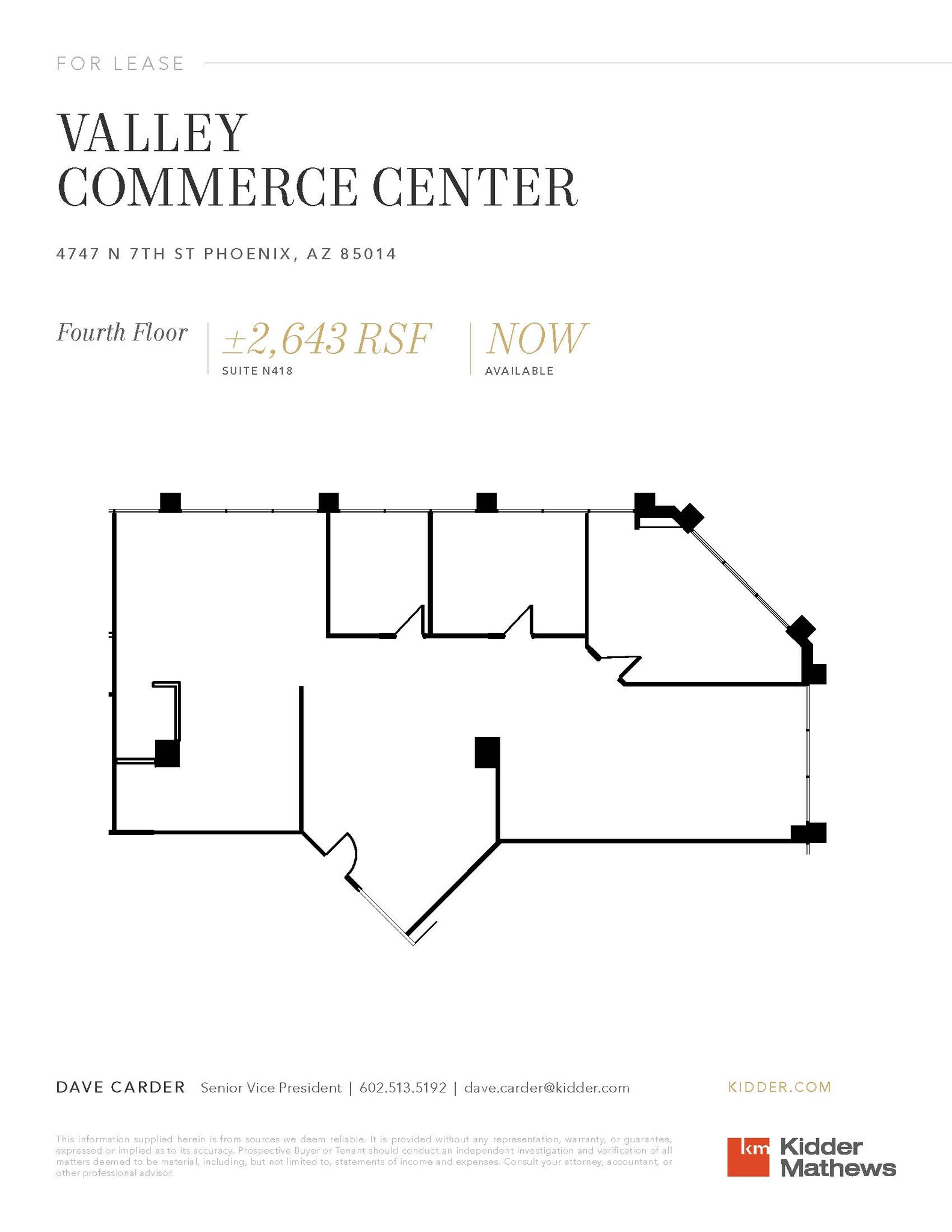 4745 N 7th St, Phoenix, AZ for lease Floor Plan- Image 1 of 1