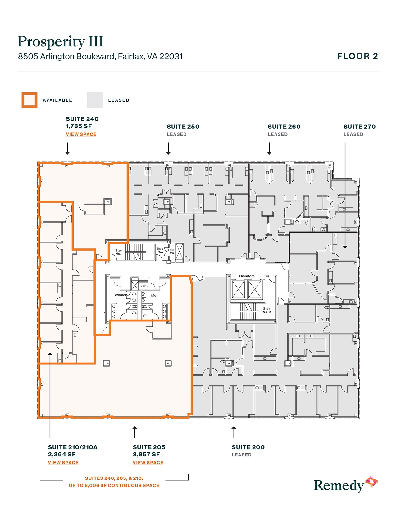 8501 Arlington Blvd, Merrifield, VA for lease Floor Plan- Image 1 of 1