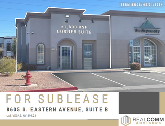 Plus de détails pour 8605 S Eastern Ave, Las Vegas, NV - Bureau/Local commercial à louer