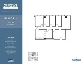 3500 Oak Lawn Ave, Dallas, TX for lease Floor Plan- Image 1 of 2