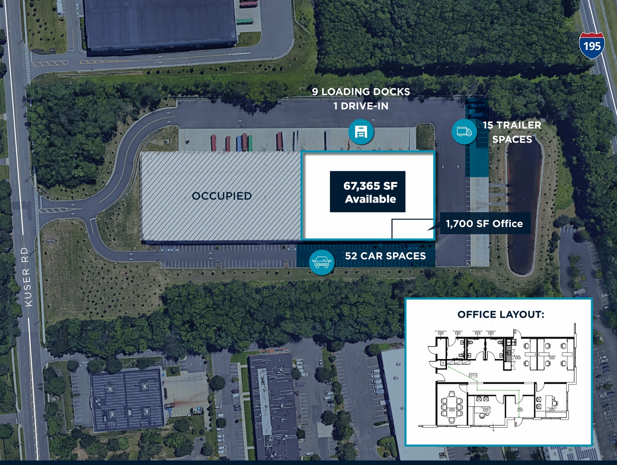 2555 Kuser Rd, Hamilton, NJ for lease Floor Plan- Image 1 of 1