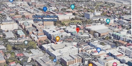 344 King St, Charleston, SC - Aérien  Vue de la carte - Image1