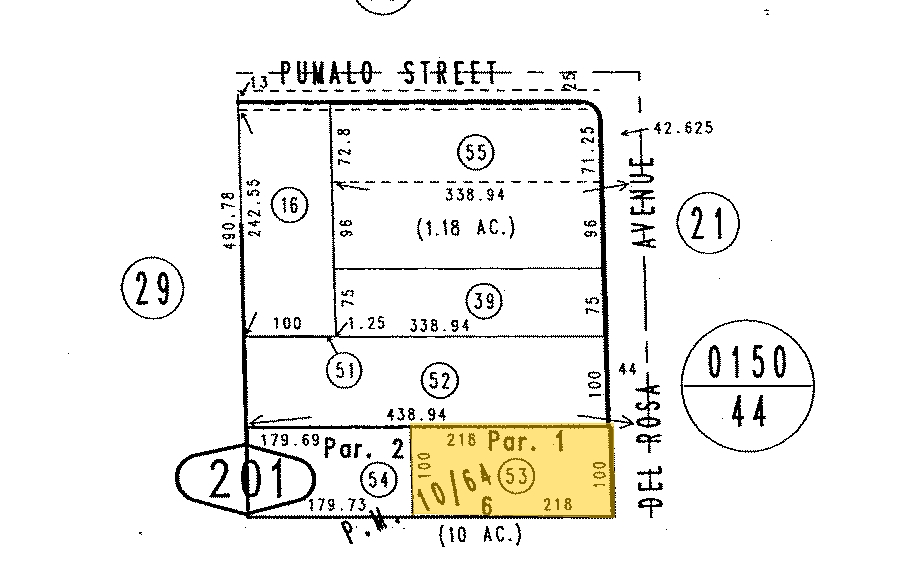 2342 Del Rosa Ave, San Bernardino, CA à vendre - Plan cadastral - Image 1 de 1