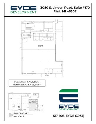 More details for 3050-3100 S Linden Rd, Flint, MI - Flex for Lease